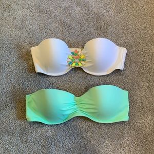 TWO Victoria’s Secret bikini tops